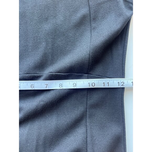 Felicity & Coco Dress Womens S Black Bodycon Midi Cap Sleeve Stretch - Picture 7 of 8